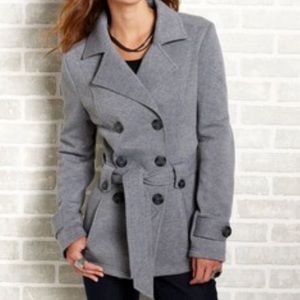 Grey Peacoat